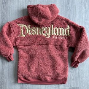 Disney Burgundy and Gold Fleece Hoodie